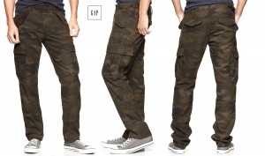 gap camouflage pants